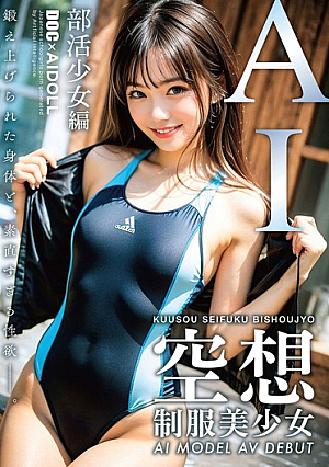 空想制服美少女 AI MODEL AV DEBUT 部活少女編