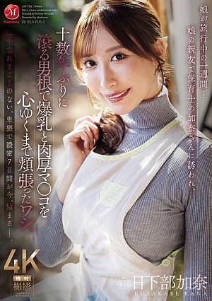 [Reducing Mosaic] 娘が旅行中の一週間…娘の親友で保育士の加奈さんに誘われ、十数年ぶりに滾る男根で爆乳と肉厚マ○コを心ゆくまで頬張ったワシ。 日下部加奈