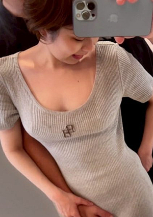 男大好きすぎて射精後もチンコを離さないE乳看護師とスマホで撮影したセックス