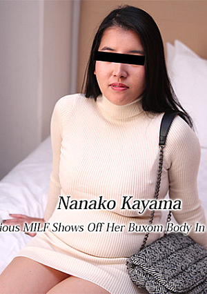 ニットワンピで豊満ボディを見せつける熟痴女 - 加山奈々子