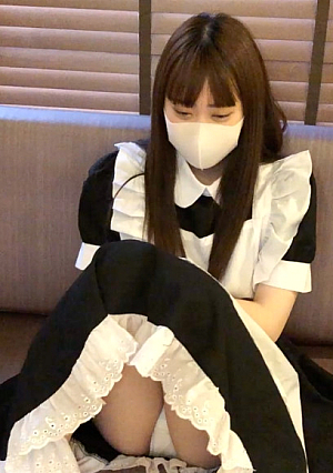 [EP8][無]大学１年生１９歳の美女、清楚なメイド姿でアナル開発ご奉仕SEX（個人撮影）
