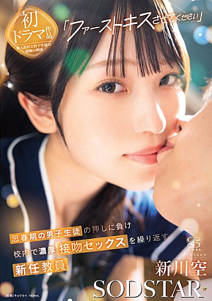 [Reducing Mosaic] 「ファーストキスさせてください」思春期の男子生徒の押しに負け校内で濃厚接吻セックスを繰り返す新任教員 新川空