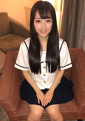 無修正清純18❤身長149清楚で無垢黒髪ロングあふすくホテル呼び出して2発も種付けしちゃいました