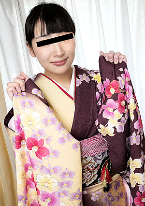 イキまくり振袖軟巨乳娘