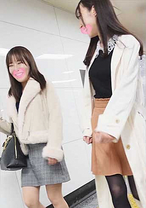 【ダブルチカン】美乳OL2人組がどちらもパンシミべっとりのグショ濡れ電マケイレン＊ホテル連れ込みイラマ＆ナマ挿入中出し【高画質】
