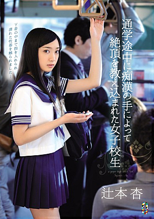 通学途中に痴●の手によって絶頂を教え込まれた女子校生 辻本杏