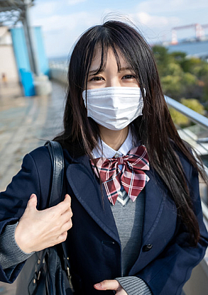 初撮影シネマ画風【無修正】個数限定「本当はいけないと思います・・・」看護師を目指す真面目で清楚なFcup女子◯生・・・片手に収まりきらない美巨乳を弄び経験浅い美少女の狭い膣の中に2回中出し