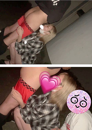 <レビューで１本動画プレゼント❗️>ドライブ中に人気のないところに行き、初対面の同僚にフェラをさせ、口内発射させた後に僕もこっそりハメましたw