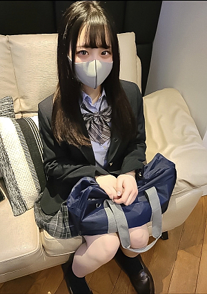 First shot 18-year-old black hair innocent uniform beautiful girl Mika-chan first experience student insertion I got conceived in the young body of the F cup and got in touch that the first vaginal cum shot does not come lifes first mass vaginal cum shot