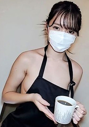 ※17日まで※カフェバイトのあの子と裸エプロン・仲良くなってじっくり中出し