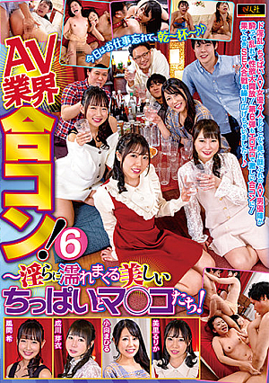 AV業界合コン！6 風間希・成川芽衣・小向まひる・美里るりか ～淫らに濡れまくる美しいちっぱいとマ○コたち！