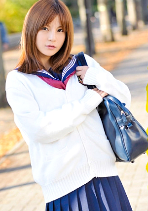 純粋な制服女子学生のフェラ顔が天使すぎた