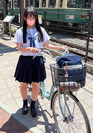 黒髪清楚系【個撮】K県立湘南女子K②_学校帰りの制服美小女とP活_中出し×2※所持に関して責任負いません