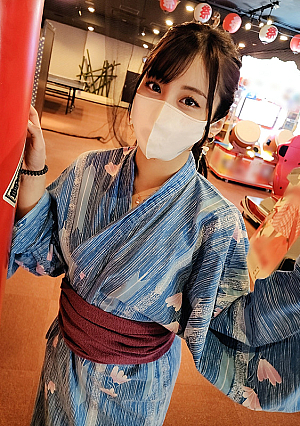 ※初回数量限定※【ヨコハマ・個撮】***snon*qyzj ぷりんぷりん桃尻天然むすめ まい20歳 浴衣デート⇒いちゃいちゃ生交尾で中出し＆顔射