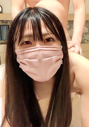 【無】顔出しを口説いてマスク取って最後に顔射してます笑　※レビュー特典／高画質Ver