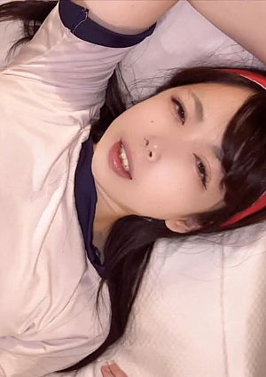 【顔出し】***snon*qyzj 都立手芸部②Gカップ黒髪ロングと睨みセックス６　お〇のために顔晒して、ブルマ我慢して、最後中出しされます…