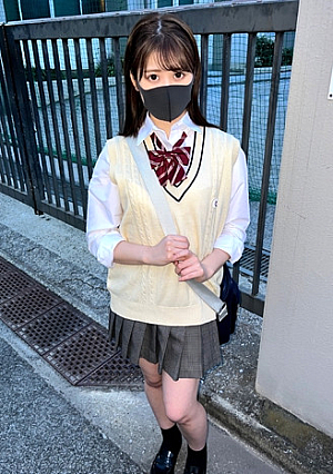 ※学校特定【個人撮影】授業終わりの制服女子③校門前で直凸_顔出しでP活して、身バレしたらガチで人生終了の美小女に中出しプレス※垢BAN覚悟