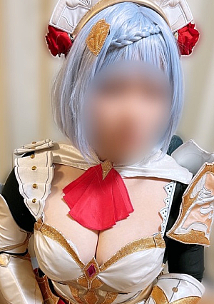 ※限定プリン巨乳【Icupコスプレパイズリ】ソシャゲ原〇ノ〇ルIcupレイヤーひびきちゃん童貞くんたちから中出し相手選んでもらった