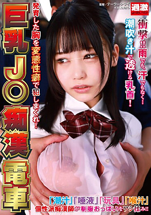 Big-breasted J○ Molester Train - Rape Her Grown Breasts With Perverted Fetishes!