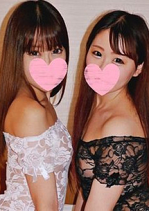 極上美女2人との激熱3P中出し乱交♥みやちゃん＆ゆきのちゃん 妖艶な二人の激しいレズプレイ♥危険なWフェラ拷*問♥拷*問合戦 最後は我慢できずに中出し射精♥