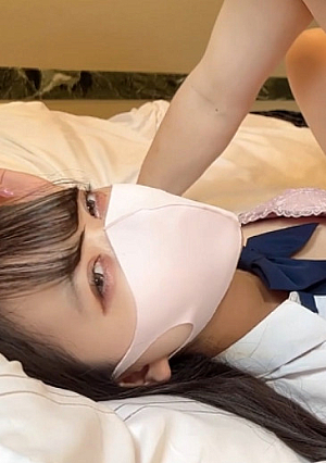  【個撮】　キレイ目の礼儀正しい黒髪清楚　「いっぱい、中に出してください」と膣内大量中出し [有]