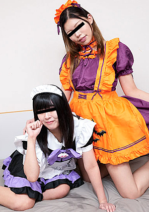 おんな友達といっしょ ～ハロウィンナイトはコスプレ女子2人と仲良く3P～