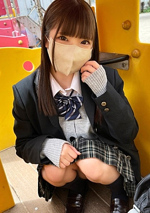 顔出し【個人撮影】激レア_黒パンストの制服女子とハメ撮り_SNSで知り合った美脚娘に種付SEX