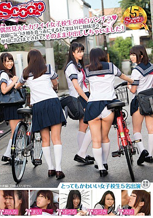 偶然見えたカワイイ女子校生の純白パンチラ◆視線に気づき頬を真っ赤にするも、実はHに興味津々。挙句に告白までされて、そのまま中出ししちゃいました！