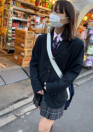 16時間着用【個人撮影】私立③_バスケ部の黒パンツちゃん_初めてのP活で人生初の中出し