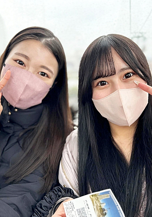 1週間限定価格【無/逆3P】このまま三人で遊ばない女子会に乱入しそのまま3Pに発展♡清楚系の彼女とスレンダーボディの欲求不満な友達に囲まれて中出し一回、フェラ抜き一回を収録♡特典で別視点カメラ有り