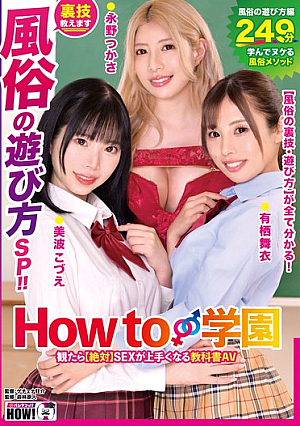 How to学園 観たら【絶対】SEXが上手くなる教科書AV 【風俗の遊び方SP】 有栖舞衣/永野つかさ/美波こづえ