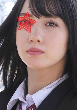  A beautiful girl who plays a leading role in a serial drama is taken to a hotel and accepts a chikan's sperm while crying.