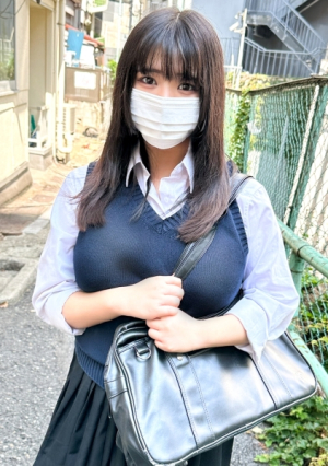 [Reducing Mosaic] Heavyweight maniac 120-point J-cup busty uniform cosplay is wet and creampied in large amounts