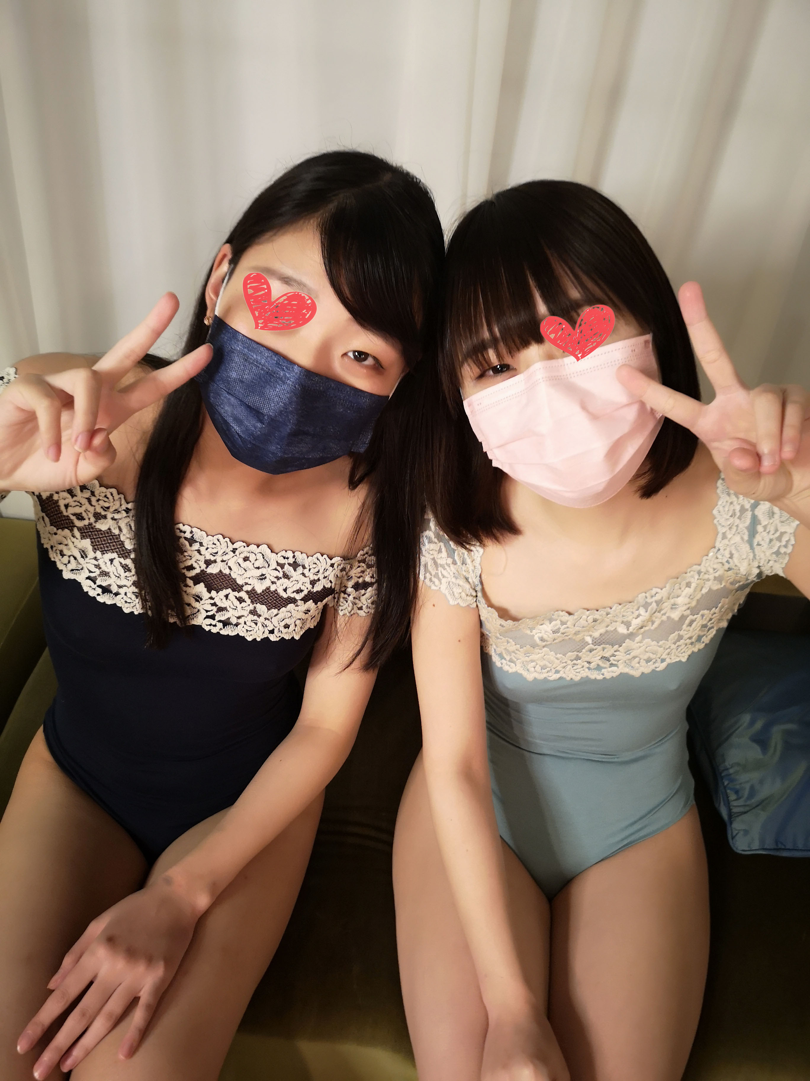 Uncensored Pleasure awakens with the first 3P Two different Iki intense heat sex Mari 21 years old Rie 20 years old