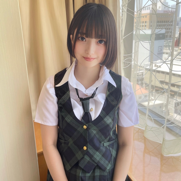 Yua-chan who looks great in her costume because she is a former idol research student has a vaginal cum shot amp