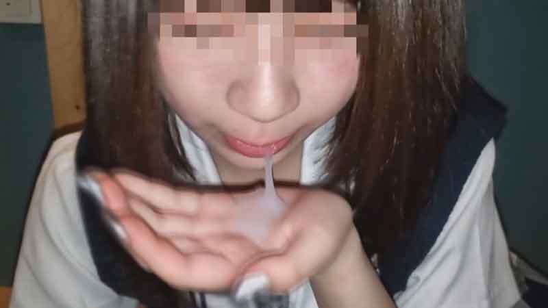 Private girls school Mi Kurokami Pour a large amount of sperm in a closed room after school