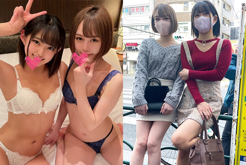 [Voyeurism] [Underwear] [Supporting date] [Raw Saddle Assistance] [3P] N-chan & M-chan