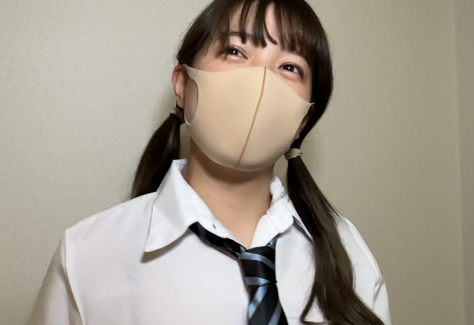 No Smiley cute Mana-chan high school freshly graduated girl creampie in small shaved pussy Sperm is overflowing Review benefits available