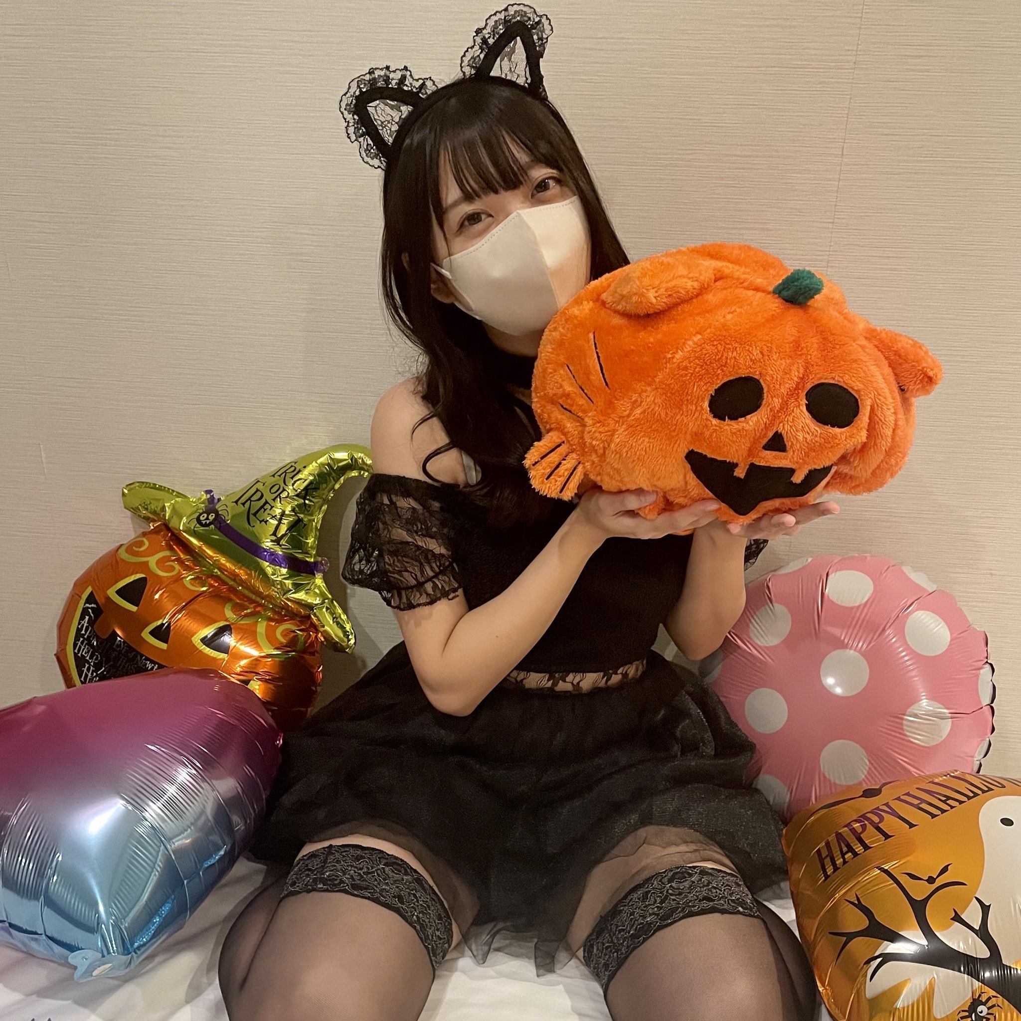 Lets Halloween with Erika-chan I tried again to wait for pick-up