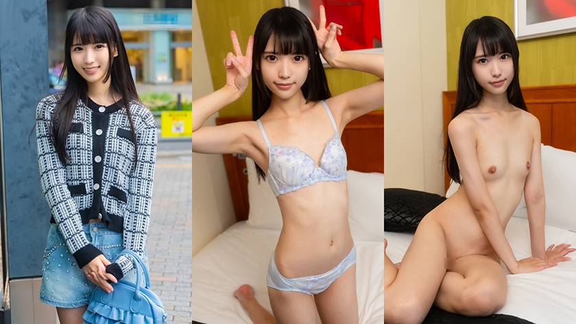Amateur JD [Limited] Nana-chan 20 years old Super cute JD with a slim waist like a model THE neat young lady with long black hair pants violently and cums completely